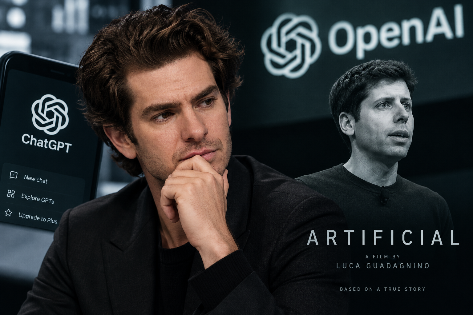 Andrew Garfield dejó de usar ChatGPT después de interpretar a Sam Altman