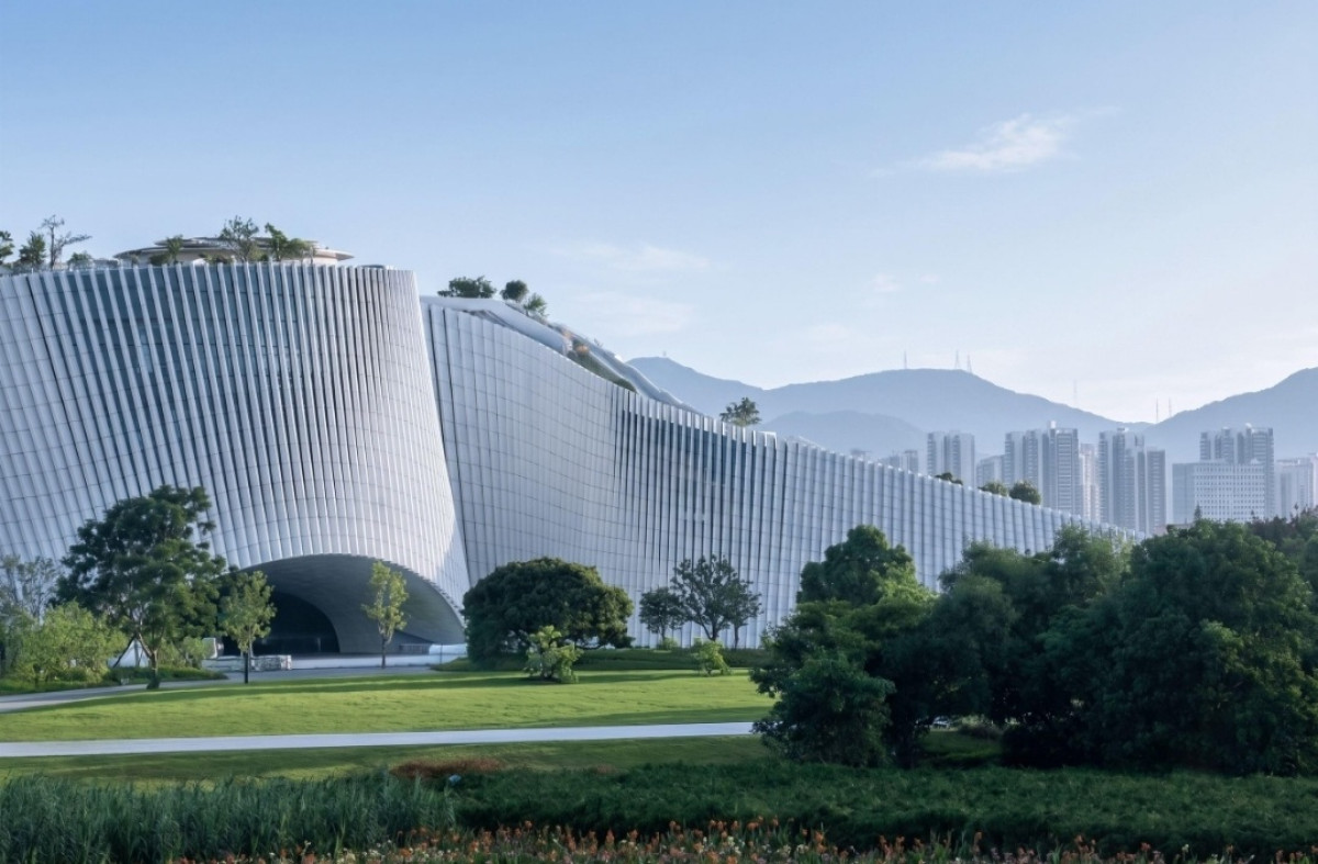 Museo de Historia Natural de Shenzhen: un edificio de 105 mil m² que se convierte en paisaje